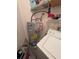Laundry room with washer, dryer, and water heater at 8885 Grove Park Dr. # F, Surfside Beach, SC 29575