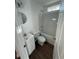 Clean bathroom with white vanity, toilet and tub shower combo at 905 Ridge St., Conway, SC 29526