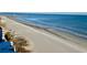 Expansive beach view from above, showing sand, ocean, and pier at 9550 Shore Dr. # 1226, Myrtle Beach, SC 29572