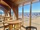 Indoor dining with ocean views near the pool deck and beach at 9550 Shore Dr. # 1226, Myrtle Beach, SC 29572