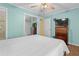 Primary bedroom with a king-size bed and TV at 107 Toby Ct. # 203-B, North Myrtle Beach, SC 29582