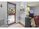 Front entry features a wood door with glass panels at 113 Meeting St., Georgetown, SC 29440