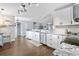 Modern kitchen with white cabinets, granite countertops and stainless steel appliances at 1141 Bethpage Dr., Myrtle Beach, SC 29579