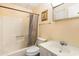 Bathroom with shower/tub combo and vanity at 115 Horizon River Dr. # 8D, Myrtle Beach, SC 29588