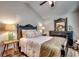 Bedroom with a floral comforter and dark wood furniture at 116 Emily Springs Dr., Conway, SC 29527