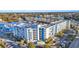 Aerial view of condo complex near the water with a view of the Intercoastal Waterway and a scenic view of a bridge at 2100 Sea Mountain Hwy. # 630, North Myrtle Beach, SC 29582