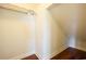 White-walled closet with wire shelving and wood flooring at 2117 Mirabel Ct., North Myrtle Beach, SC 29582