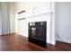 Elegant fireplace with white mantel and dark hearth at 2117 Mirabel Ct., North Myrtle Beach, SC 29582