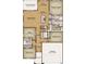 Spacious open-concept floor plan with generous owner's suite, study, and covered porch at 2155 Gooseberry Way, Longs, SC 29568