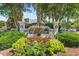 Barefoot Residents Club sign on brick with lush landscaping at 2404 Thoroughfare Dr. # 2404, North Myrtle Beach, SC 29582