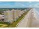 Aerial view of oceanfront property with multiple buildings and pools at 2801 S Ocean Blvd. S # 241, North Myrtle Beach, SC 29582