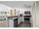 Modern kitchen featuring stainless steel appliances and white cabinets at 2801 S Ocean Blvd. S # 241, North Myrtle Beach, SC 29582