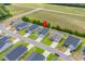 An aerial view shows homes with well-manicured lawns in a peaceful neighborhood at 352 High Falls Dr., Conway, SC 29526