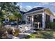 Spacious backyard patio with brick pavers and ample seating at 402 Ocean Pointe Ct., North Myrtle Beach, SC 29582