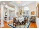 Formal dining room with hardwood floors and chandelier at 402 Ocean Pointe Ct., North Myrtle Beach, SC 29582