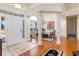 Elegant dining room with hardwood floors and chandelier at 402 Ocean Pointe Ct., North Myrtle Beach, SC 29582