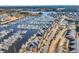 Aerial view of the property and marina at 4625 Lightkeepers Way # 7-H, Little River, SC 29566