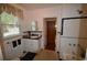 Classic bathroom with black and white tile and updated vanity at 4819 Walnut St., Loris, SC 29569