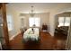 Formal dining room with hardwood floors and a large table at 4819 Walnut St., Loris, SC 29569