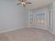 Spacious bedroom with bay window and ceiling fan at 4887 Luster Leaf Circle # 404, Myrtle Beach, SC 29577