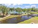 Aerial view of tennis courts and pond at 5905 S Kings Hwy. # 6312, Myrtle Beach, SC 29575