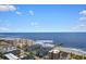 Aerial view showing oceanfront building and its surrounding landscape at 6000 N Ocean Blvd. # 317, North Myrtle Beach, SC 29582