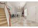 Tiled entryway with view of stairs and dining area at 6172 Catalina Dr. # 911, North Myrtle Beach, SC 29582