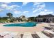 Community pool with lounge chairs and a pool house at 6172 Catalina Dr. # 911, North Myrtle Beach, SC 29582