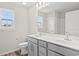 Bright bathroom with double sinks, and a toilet at 626 Lightwood Dr., Conway, SC 29526