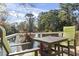 Enjoy serene water views from this deck's seating area at 6624 Lagoon Pl., Myrtle Beach, SC 29572