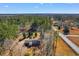 Aerial view of house and large lot at 7152 Highway 134, Conway, SC 29527