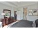 Bedroom featuring a dark wood dresser, and a view into the home at 905 Adaline Ct., Myrtle Beach, SC 29579