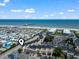 Aerial view showcasing the building's location near the ocean at 9661 Shore Dr. # C-14, Myrtle Beach, SC 29572