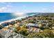 Aerial view shows home's location near the beach at 116B 15Th Ave. N, Surfside Beach, SC 29575