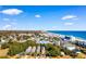 Aerial view shows home's location near the beach at 116B 15Th Ave. N, Surfside Beach, SC 29575