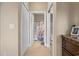 Hallway with access to bedroom and bathroom at 131 Waypoint Ridge Ave. # Q13, Little River, SC 29566