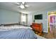 Spacious bedroom with wood floors and a ceiling fan at 155 Busbee St., Conway, SC 29526