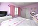 Sweet pink bedroom with a double bed and ample closet space at 155 Busbee St., Conway, SC 29526