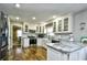 Modern kitchen with granite countertops and white cabinets at 155 Busbee St., Conway, SC 29526