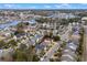 Aerial view showing home's location in a neighborhood at 1625 Crosswinds Ave., North Myrtle Beach, SC 29582