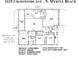 Floor plan shows layout of the 1630 sq ft home at 1625 Crosswinds Ave., North Myrtle Beach, SC 29582