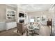 Living room with fireplace, built-ins and hardwood floors at 1625 Crosswinds Ave., North Myrtle Beach, SC 29582