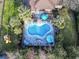 Aerial view showing house, pool, and backyard at 1671 Arundel Rd., Myrtle Beach, SC 29577