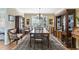 Formal dining room featuring hardwood floors and built-in hutch at 1671 Arundel Rd., Myrtle Beach, SC 29577