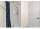 Clean bathroom with a shower and nautical decor at 1690 North Waccamaw Dr. # 807, Garden City Beach, SC 29576