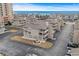 Aerial view showcasing building's location near ocean and other buildings at 1801 N Ocean Blvd. # F-1, North Myrtle Beach, SC 29582