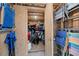 Small storage area with shelving and space for beach items at 1801 N Ocean Blvd. # F-1, North Myrtle Beach, SC 29582