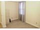 Empty bedroom with neutral walls and carpet at 187 Stephen Dr., Hemingway, SC 29554