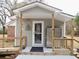 Front entrance with ramp and covered porch at 187 Stephen Dr., Hemingway, SC 29554