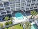 Community pool with surrounding lounge chairs at 200 53Rd Ave. N # 501, North Myrtle Beach, SC 29582